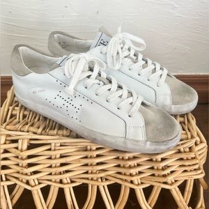 Sam Edelman White and Gray Sneakers